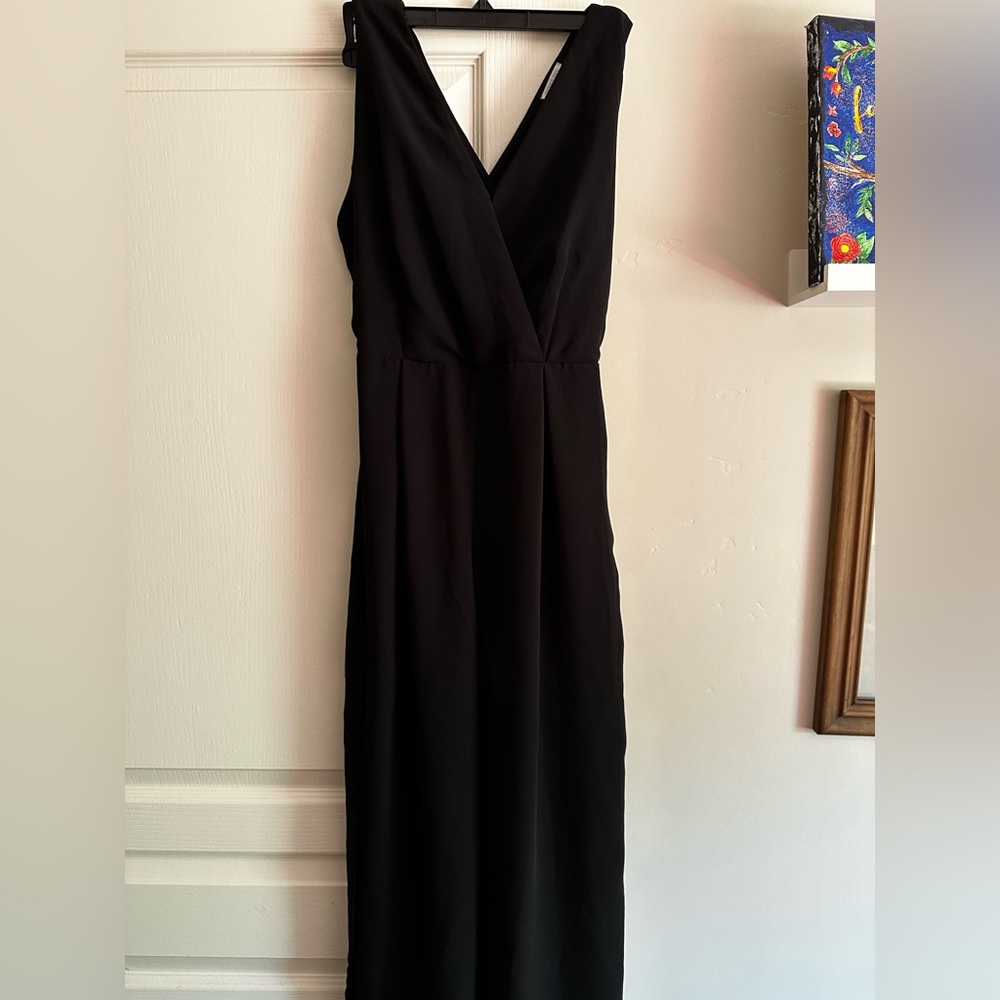 Sierra Sky Black Crop Jumpsuit
